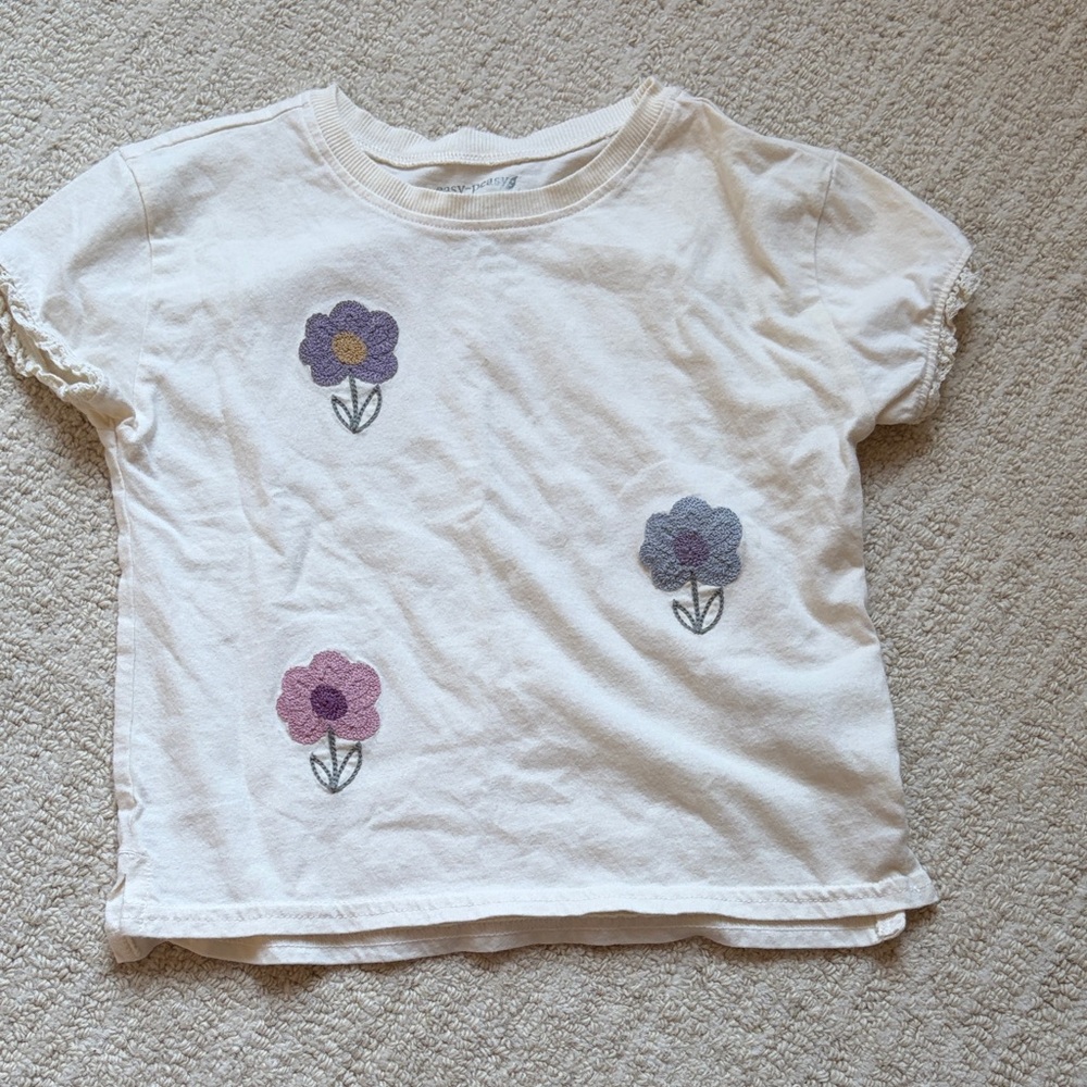 Cotton crochet shirt NWOT